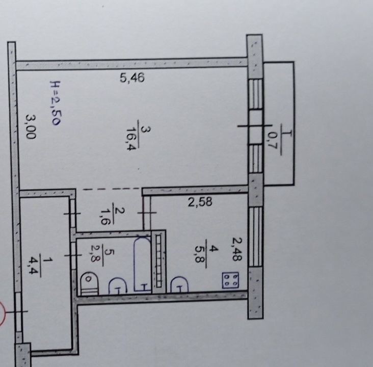 Продам 1 кімнатну квартиру Едуарда Фукса ( 173 кв) Кривой Рог - изображение 8