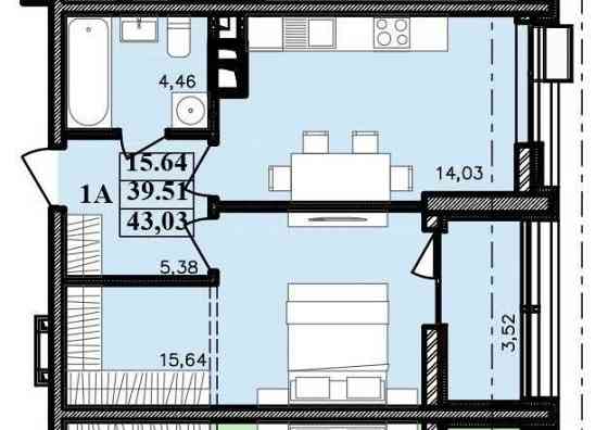 Продам 1-к квартиру в ЖК Модерн, дом сдан. 6 ст.Б. Фонтана. Одеса