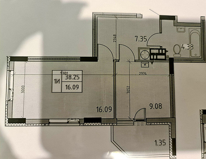 Власник Продаж 1 кім в новому ЖК "Весна" 7/9 40 кв.м 36.500 у.од Борисполь - изображение 3