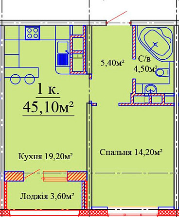 Цена снижена! Квартира с лоджией в ЖК "Скай Сити" на Черемушках! Одеса - зображення 4