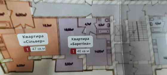 1к, Новобудова, середній поверх, простора квартира Хмельницький