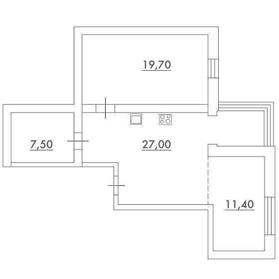 2-кімн. 65 кв.м. в сучасному ЖК комфорт класу Desna Park Residence Зазим`я