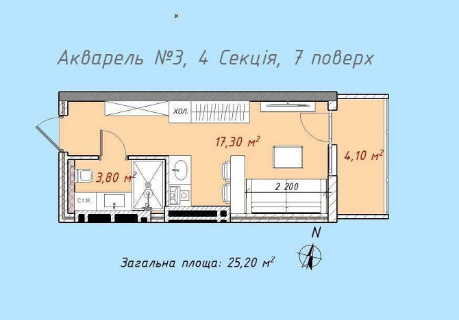 Терміново продам власну квартиру в центрі Одеси Одеса - зображення 6