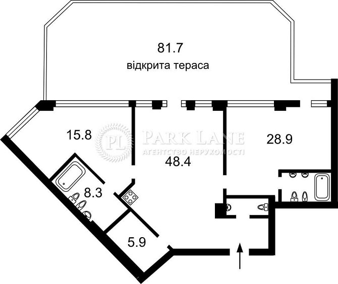 Продам 3-к авторський ремонт тераса Володимирська 49А Золоті Ворота Киев - изображение 3