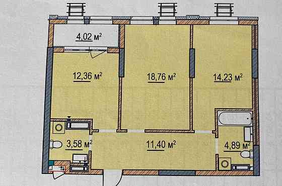 Продам 2-к квартиру 69,24 м. кв. в ЖК Madison Gardens. Власник. Бровари