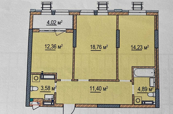 Продам 2-к квартиру 69,24 м. кв. в ЖК Madison Gardens. Власник. Бровари - зображення 6