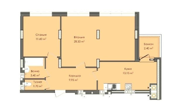 Продаж 2 кімнатної квартири  72 м.кв. зданий новобуд Дубляни власник. Дубляни (Самбірський р-н) - зображення 7