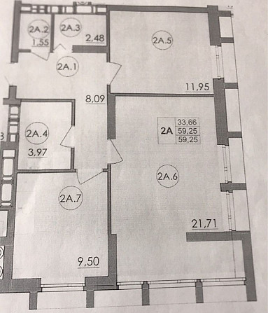 Продаж 2-х кімн 59500$ ЖК «Панорама» близько центру, Зданий Будинок Луцк - изображение 6