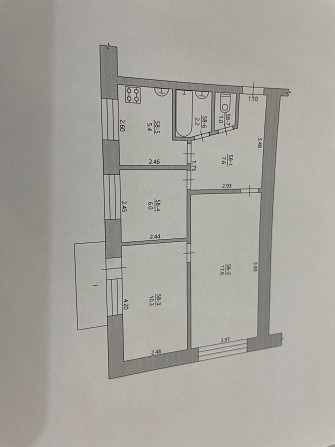 Продажа 3х. комнатной квартиры, г. Первомайский, Харьк. обл.. Первомайський (Харківська обл.) - зображення 7