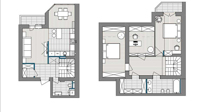 ЖК Desna Residence Придорожна 1 (Зазимʼя) простора дворівнева квартира Зазимье - изображение 1