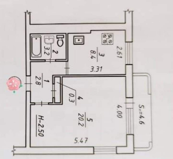 Продаж однокімнатної квартири Сумы - изображение 3