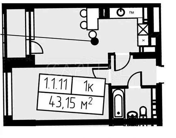 Продажа Видовая квартира 43 кв.м. в ЖК Twin House ул. Крайняя Киев