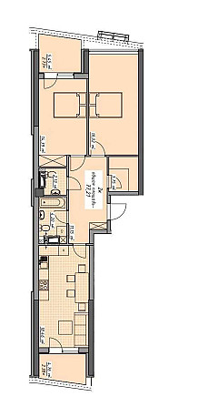 Двухсторонняя  2-комнатная квартира  77,21 м.кв.   в Аркадии! Одеса - зображення 1