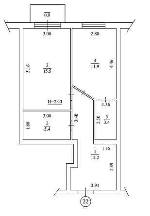 ЕКСКЛЮЗИВ! Квартира 49,2 м2 в ЖК "Plaza Kvartal" вул. Покровська, 24 Чабаны