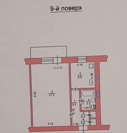 Однокомнатная квартира в Черноморске Чорноморськ - зображення 3