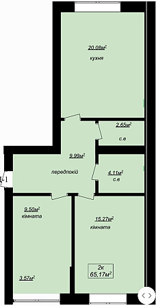 Продам квартиру 65м2 район Кварцу Чернівці - зображення 5