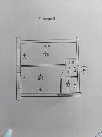 Однокімнатна квартира в зданому будинку під єОселя Квасилов (Ровенская обл.) - изображение 5