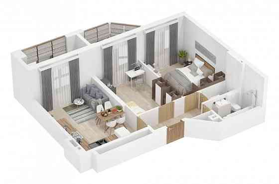 2 кімнатна квартира у сданому домі ЖК Таїровські сади Лиманка