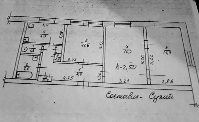 Продаж 3-кімнатної квартири. + Гараж Першотравенськ (Житомирська обл.) - зображення 2