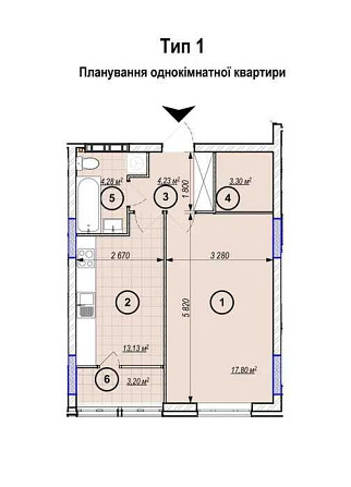 Знижки в ЖК"Park Plaza", 1к. квартира 43,1 м2 Чабаны - изображение 4