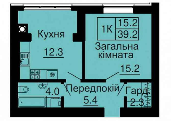 С документами! Продам  1к квартиру 41м2 ЖК София Клубный от Мартынова Софіївська Борщагівка - зображення 1