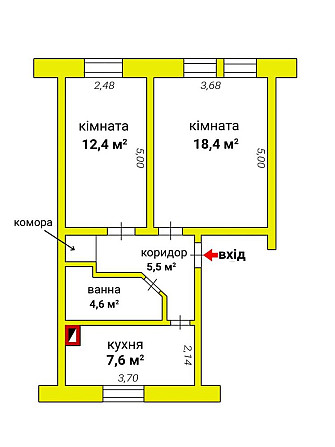 Квартира з автономним, ремонтом, окремі кімнати Нововолынск - изображение 8