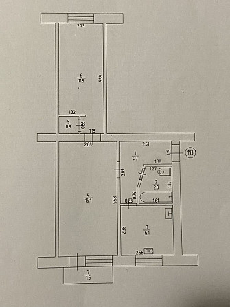 Продам 2-х кімнатну квартиру Каменское (Никопольский р-н) - изображение 1