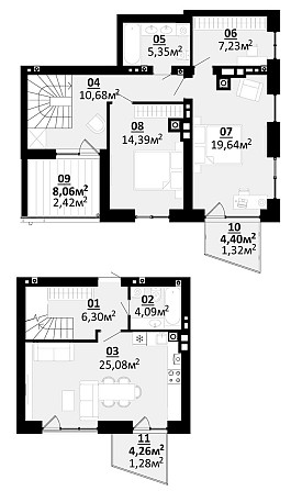 Продаж 3-кімнатної квартири під Єоселю Белогородка (Киевская обл.) - изображение 2