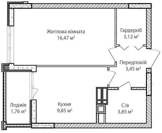 Простора кв. з ремонтом. Готова до заселення. Укомплектована меблями! Ворзель - изображение 8