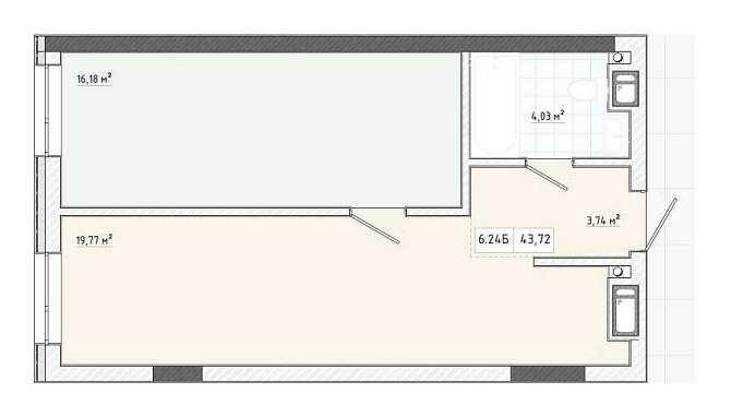 Продаж 1 кім .квартири в ЖК Apart Hall Сокільники - зображення 6