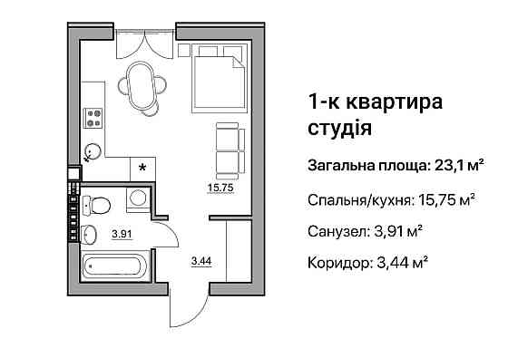 Смарт-квартира в Святопетрівському Святопетровское (Киево-Свят. р-н)