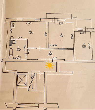 2-кімнатна квартира 67 кв.м на  Партизанській Біла Церква - зображення 8