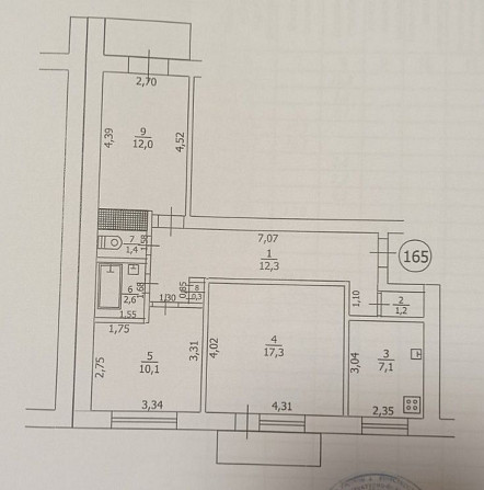 Продаж 3-кімн.кв. р-н ДНС. ОСББ,АО Белая Церковь - изображение 8