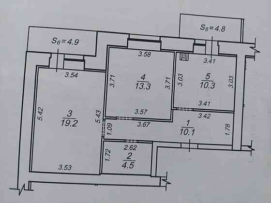 Продам 2 кімнатну на Луганській Федорченко можна під Є-оселю.
5 поверх Суми
