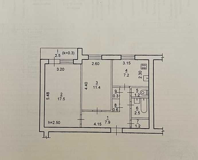 Продам 2к квартиру ул.Профессора Герасюты(Каверина), Рабочая Днепр - изображение 8