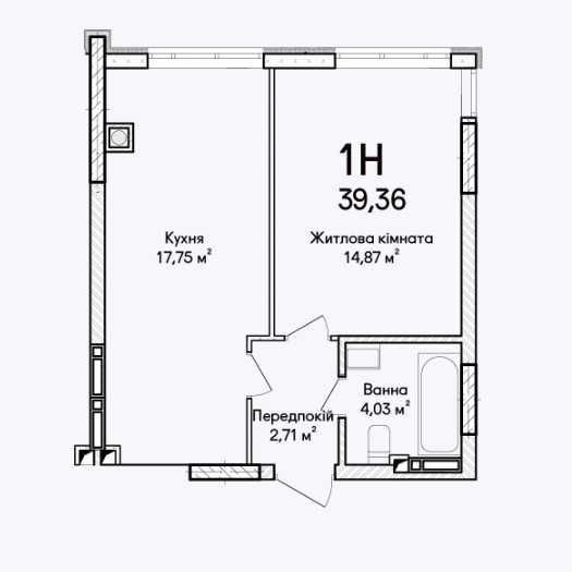 Сучасна і простора 1-кімнатна квартира в Жк Синергія Сіті Ирпень - изображение 4