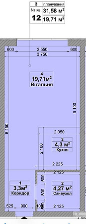 ПРОДАЖ ! Квартира  з документами 32м2- 22500$! Святопетрівське (Києво-Свят.р-н) - зображення 2