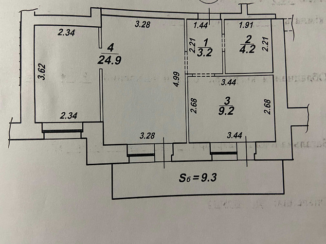 2-кімнатна квартира в новобудові біля о.Чеха поверх 4/10 Сумы - изображение 3