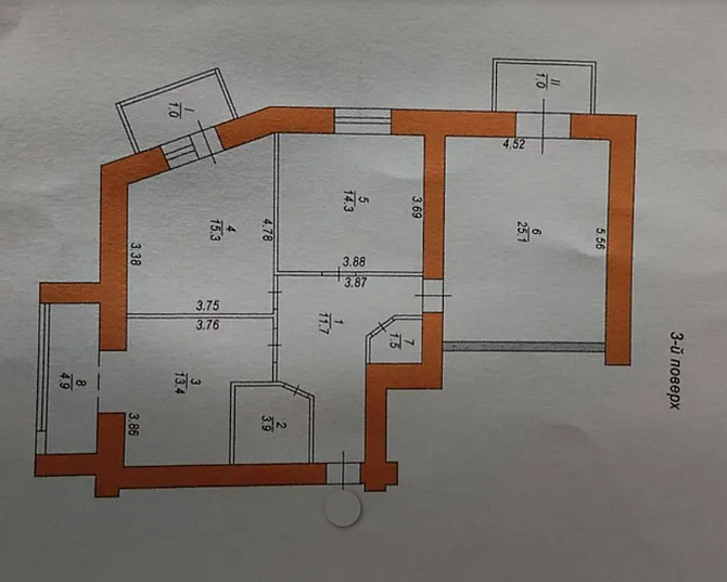 Продаж 3к квартири 92 кв. м на вул. Будного Степана Тернополь - изображение 4