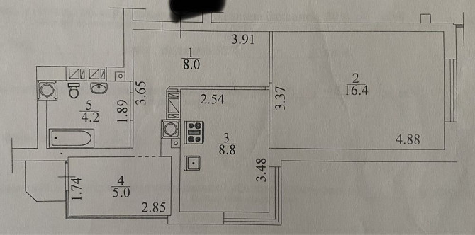 Продам квартиру на Прорізній. Мінімальне оформлення Гостомель - изображение 8