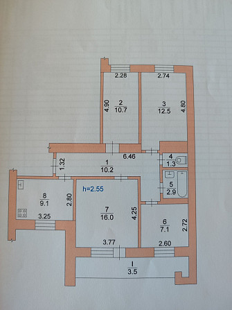 Продам 4-х комн.кв на ПЗТО Павлоград - зображення 1