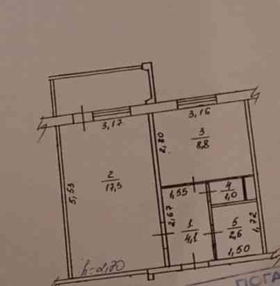 Продам 1к.квартиру м.Обухів р-н Автошкола Обухів