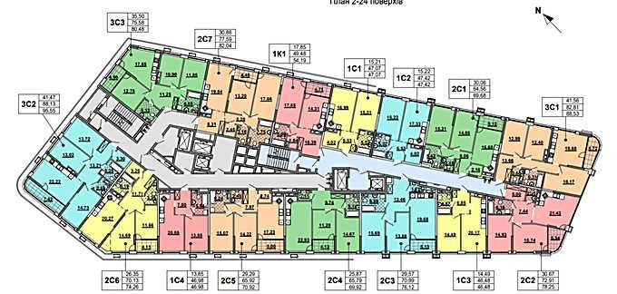 ЖК Грейт (Great) 2к. 2С1-70,10 м. Без комісії%. Краще планування .Вид! Київ - зображення 4