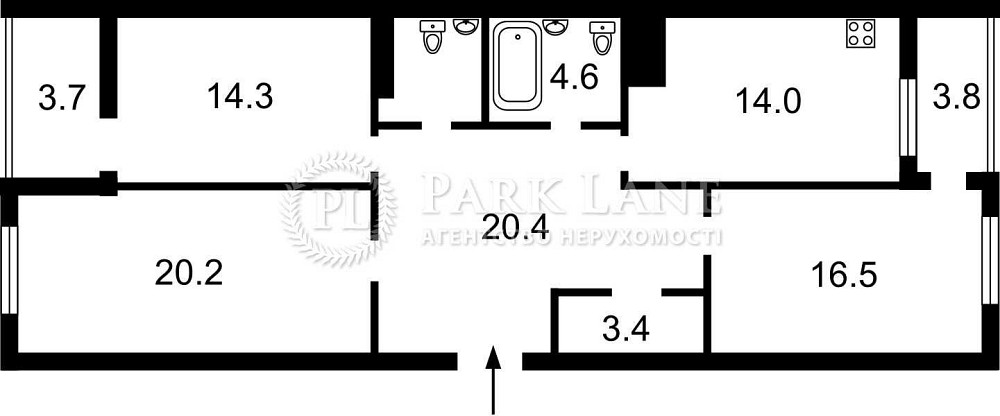ЖК Львівська Площа Кудрявська 24а Воровського Золоті Ворота 103м2 Київ - зображення 2