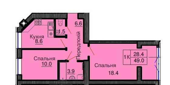 Продаж 2 кімнатної квартири в ЖК Софія Резиденс. Без комісії Вишневе