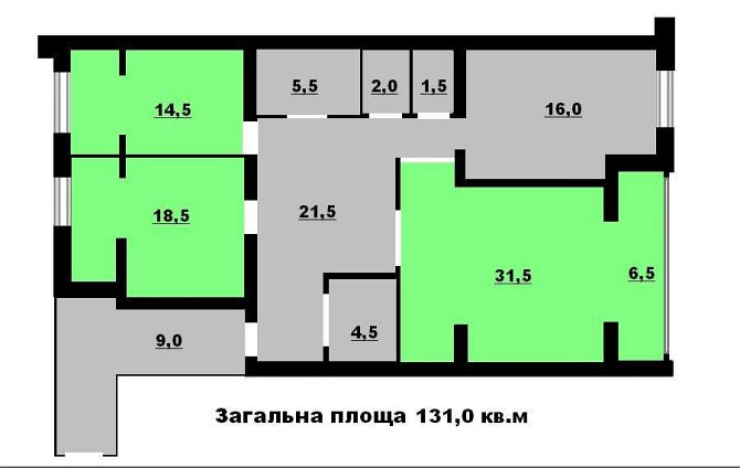 3кімн квартира.Меблі.Техніка.Паркінг Бориспіль - зображення 1