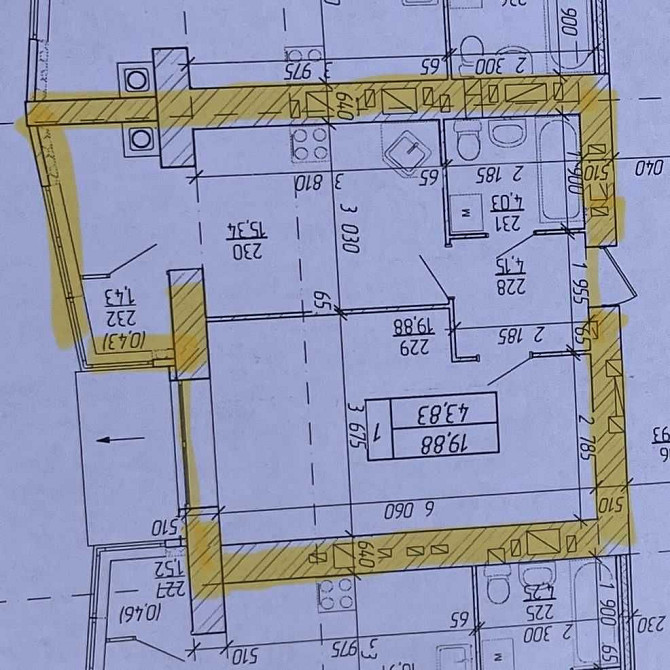 продаж 1 кімнатної квартири на Виставці РАУШ  ID: 32934 Хмельницький - зображення 2