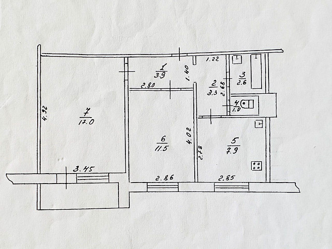 Продам 2-кімнатну квартиру,  Ромни Ромни - зображення 1