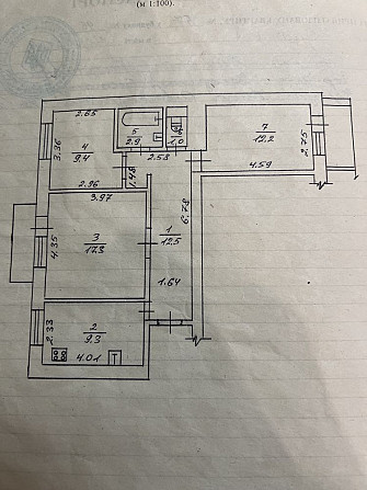 Продаж 3-х кімнатна вул.Василя Стуса,95 р-н Казбет Черкассы - изображение 2