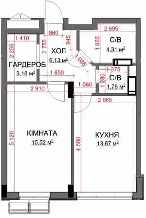 Квартира в ЦЕНТРІ Бучі по  супер ціні Буча